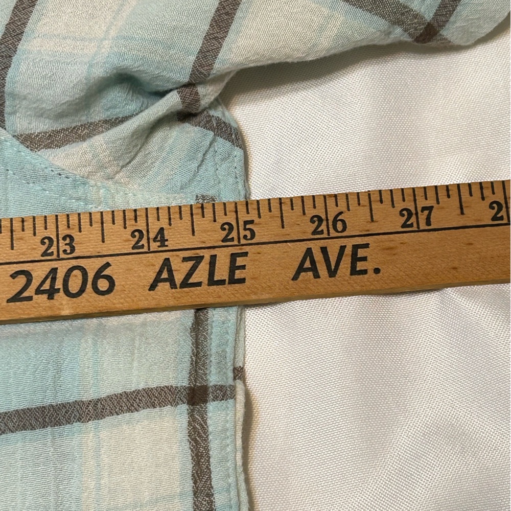 Patagonia‎ Men's Sky Blue Plaid Shirt - Picture 7 of 10